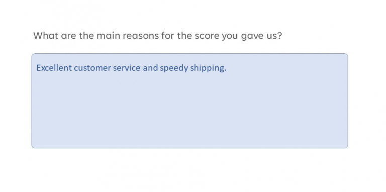 nps follow up question